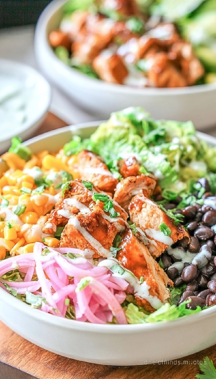 Honey BBQ Chicken Bowls