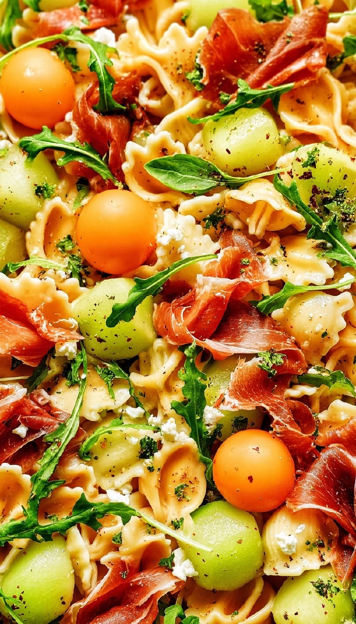 Prosciutto Melon Pasta Salad 100 Prosciutto Melon Pasta Salad
