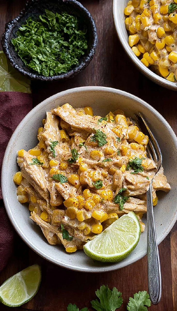 Slow Cooker Street Corn Chicken