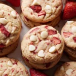 Strawberries-and-Cream-Cookies-The-Best-Strawberry-Flavor-Recipe