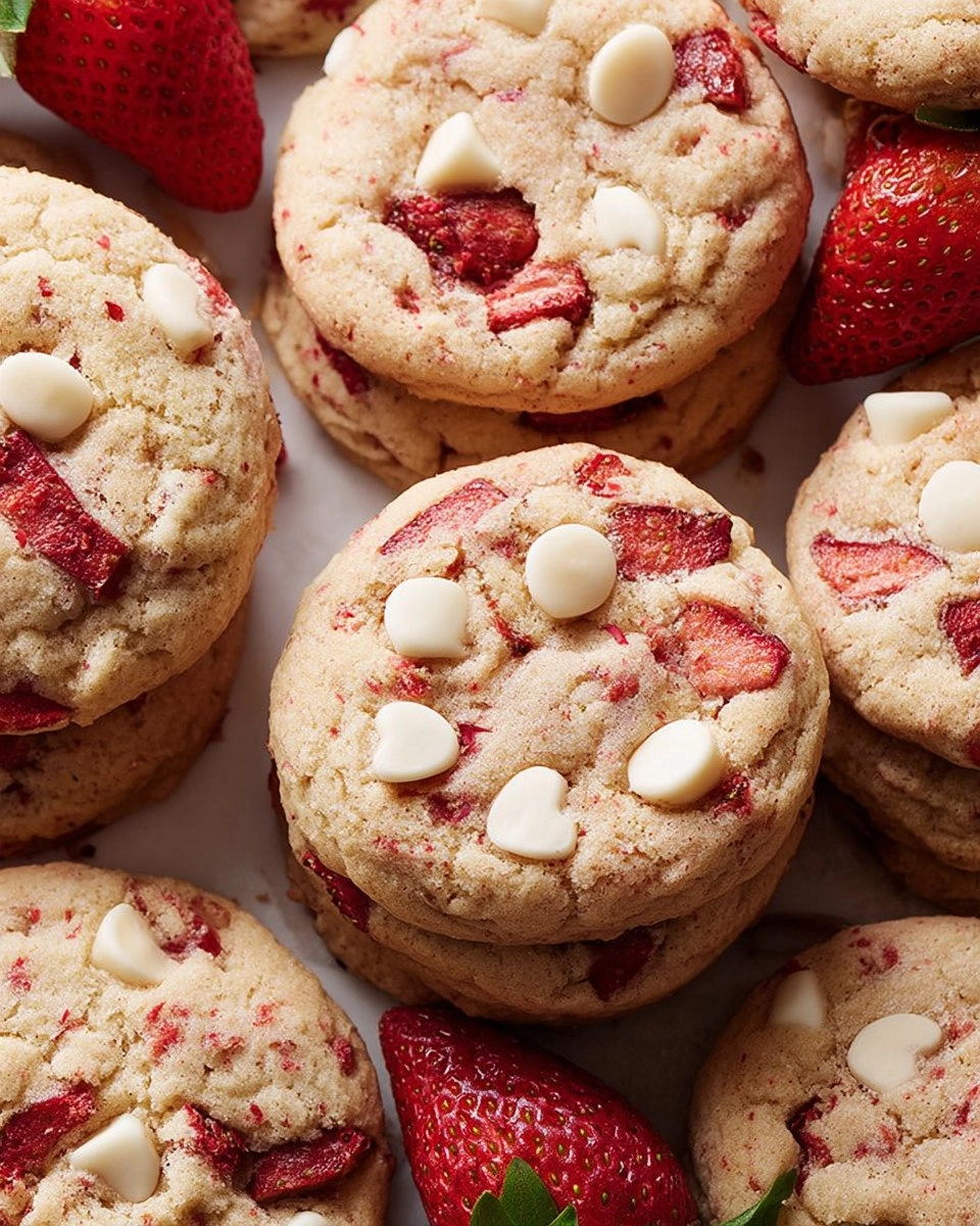 Strawberries and Cream Cookies (The Best Strawberry Flavor!)