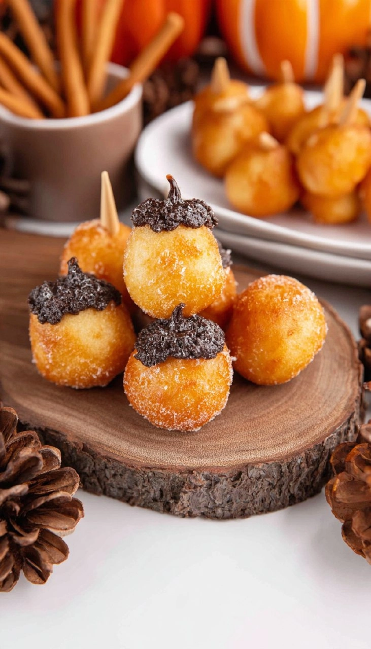 Acorn Donut Holes