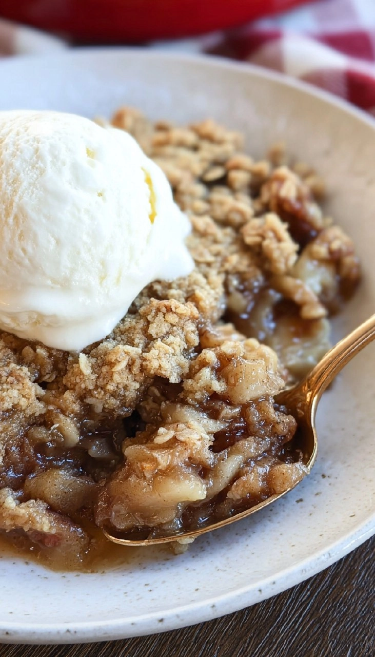 Apple Crisp with Betty Crocker Oatmeal Cookie Mix