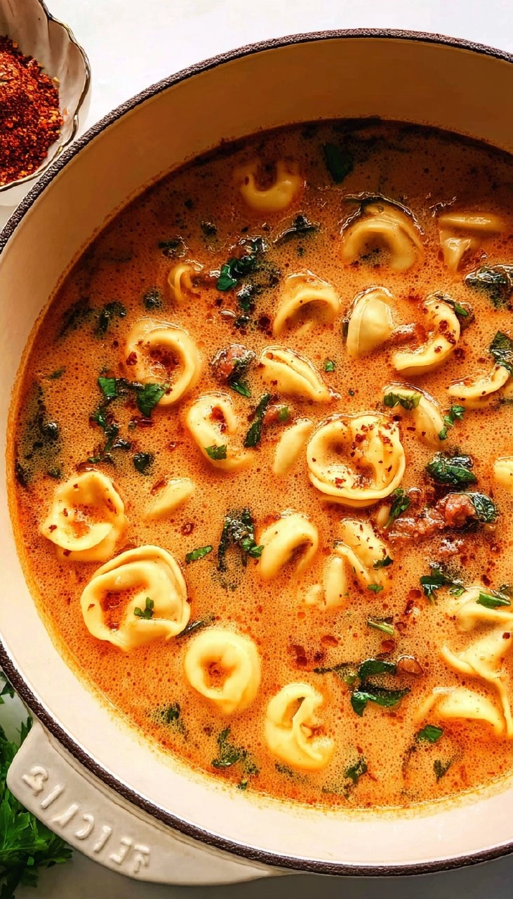 Creamy Tortellini Soup 125 Creamy Tortellini Soup