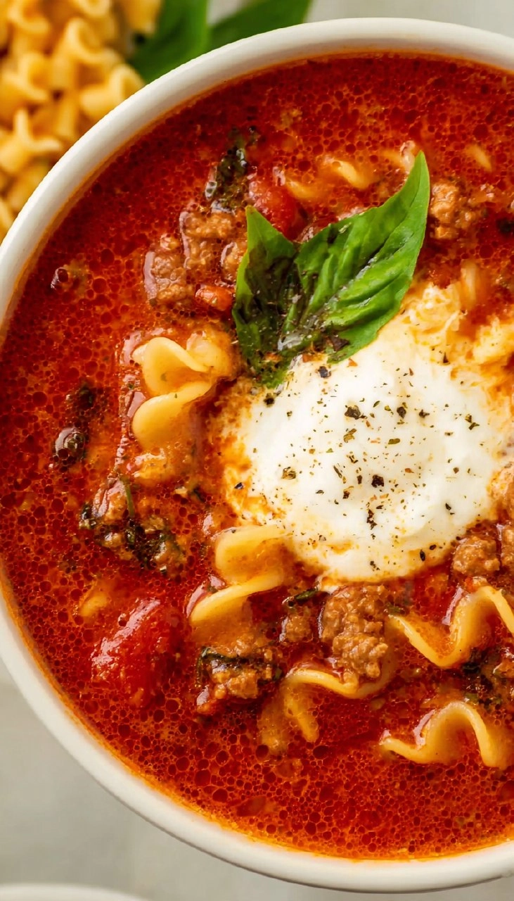 Crockpot Lasagna Soup