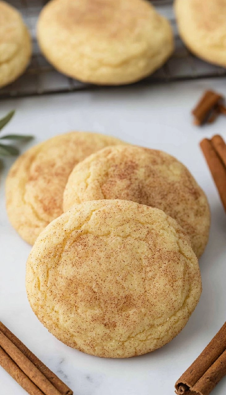 Fall Spice Snickerdoodle Cookies