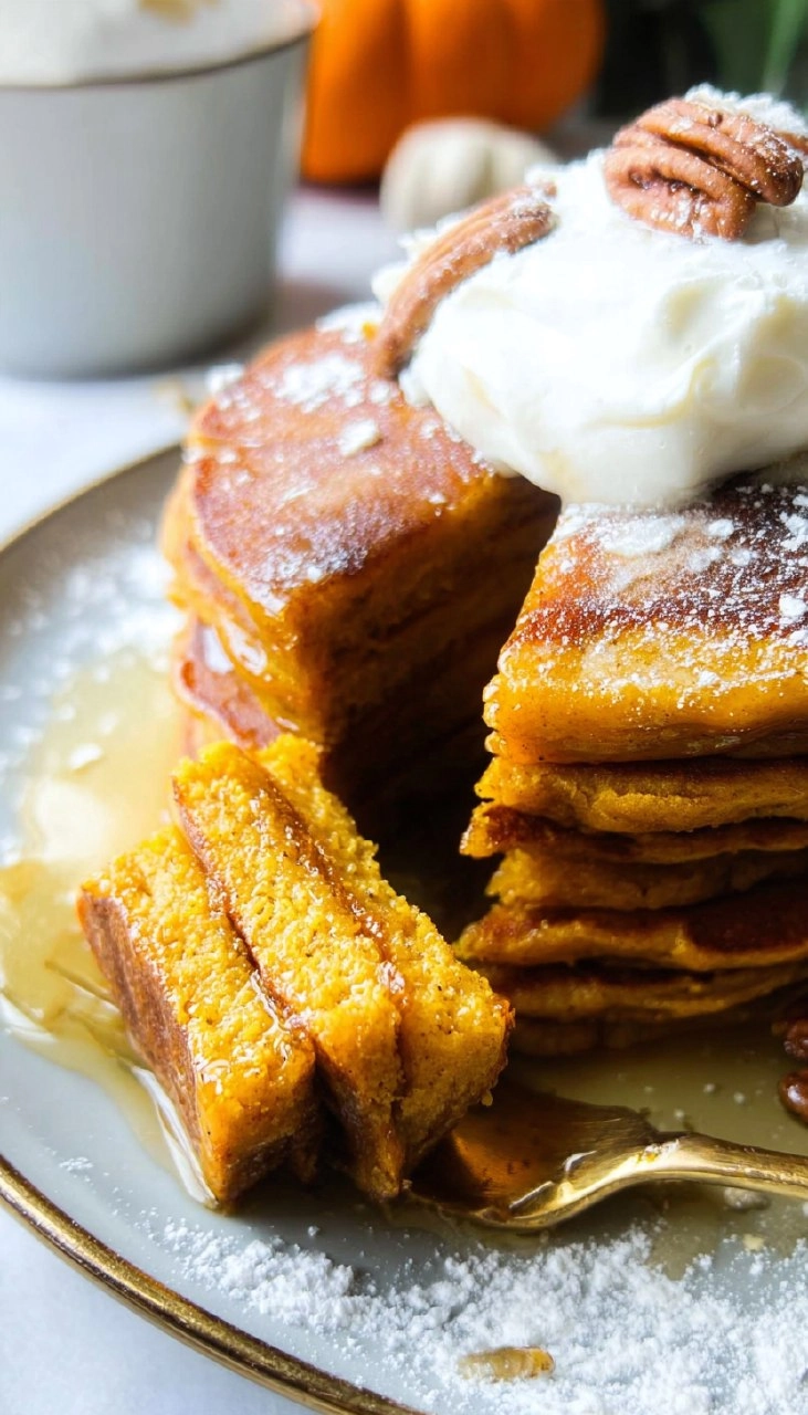 Fluffy Pumpkin Pancakes