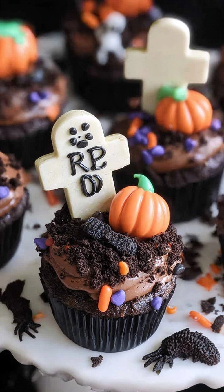 Graveyard Cupcakes
