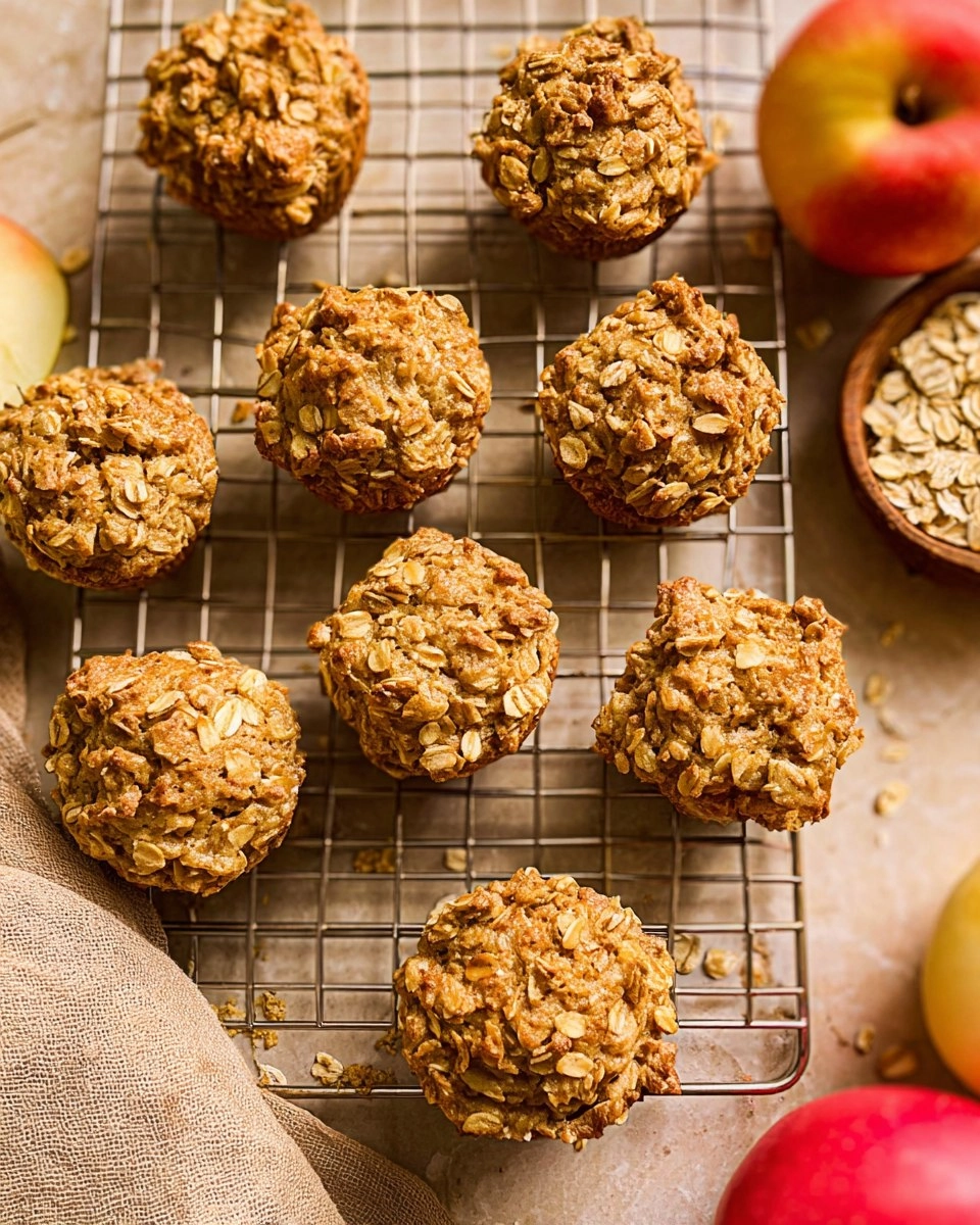 Healthy Apple Oatmeal Muffins (One Bowl) 8 Healthy-Apple-Oatmeal-Muffins-One-Bowl-Recipe