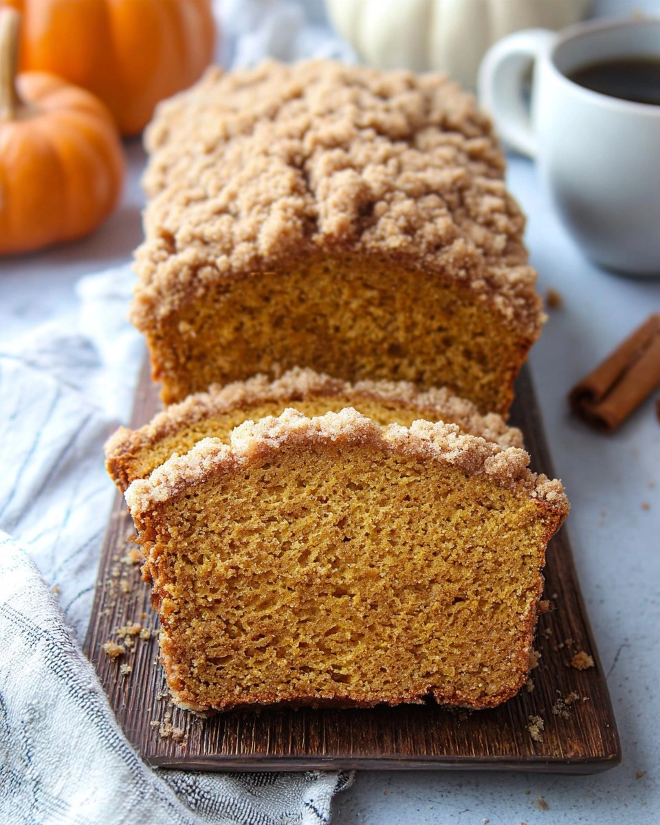 Pumpkin Bread with Crumb Topping
