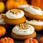 Pumpkin-Cookies-with-Cream-Cheese-Frosting-Recipe