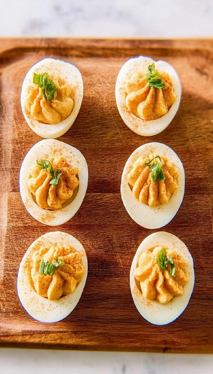 Pumpkin Deviled Eggs
