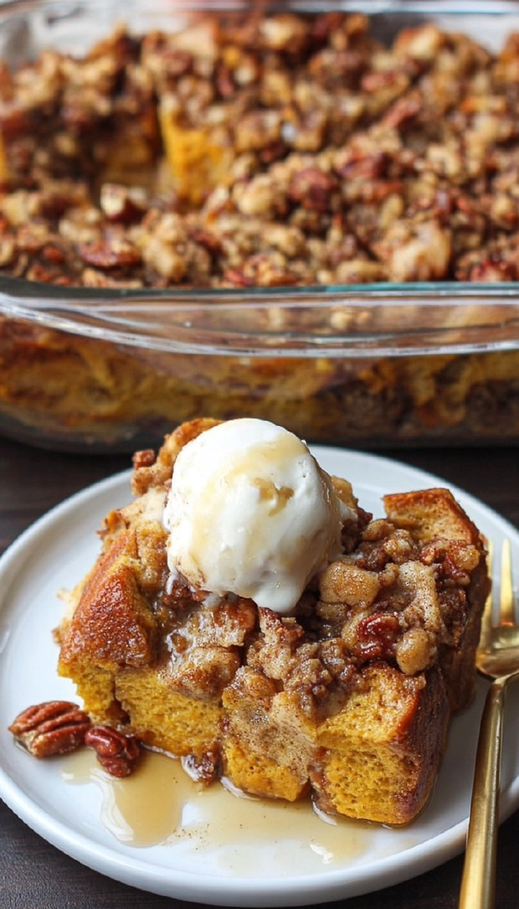 Pumpkin French Toast Casserole