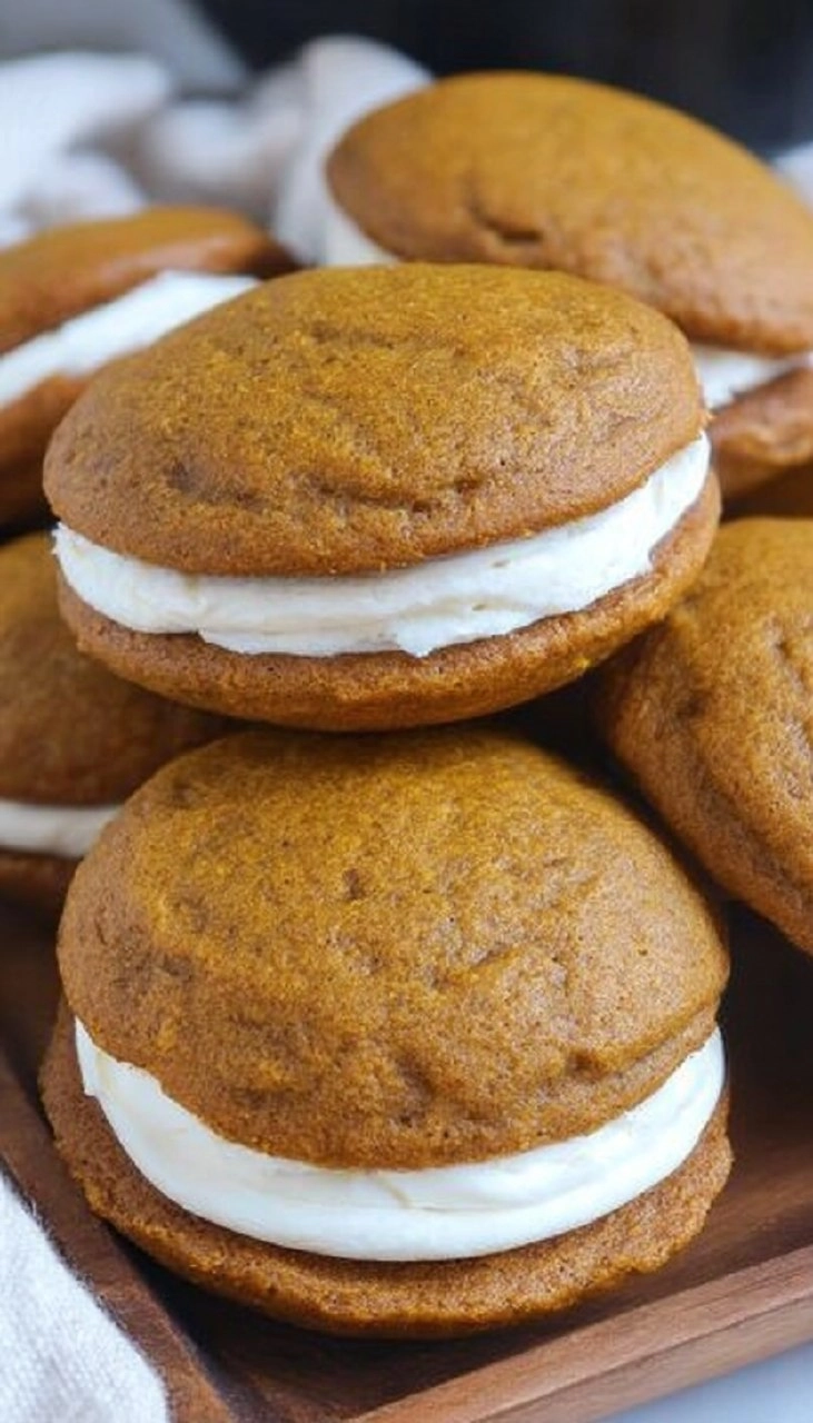 Pumpkin Whoopie Pies with Cream Cheese Filling 135 Pumpkin Whoopie Pies with Cream Cheese Filling