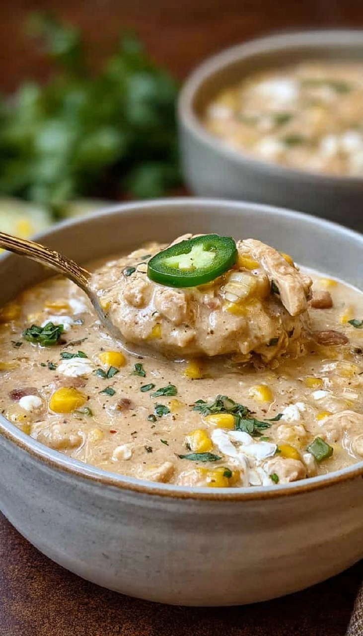 Street Corn White Chicken Chili