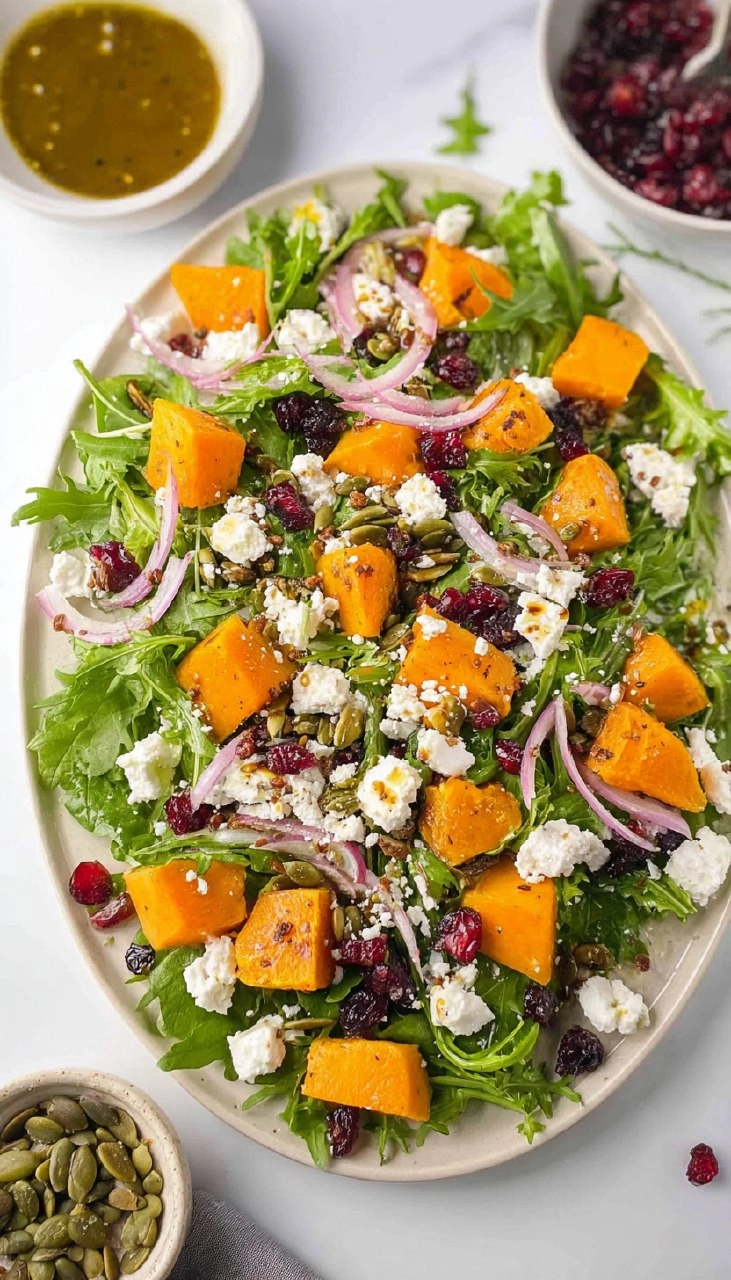 Butternut Squash and Feta Salad