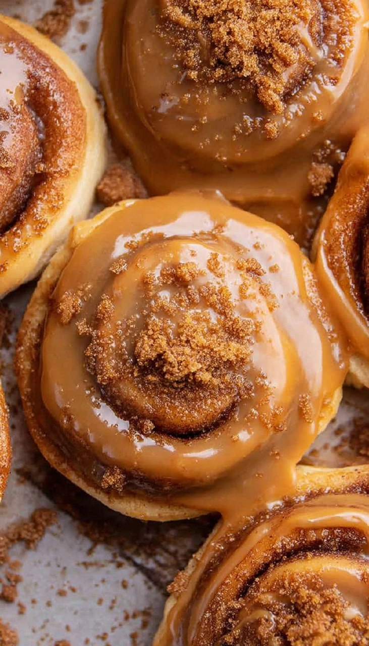 Cookie Butter Cinnamon Rolls