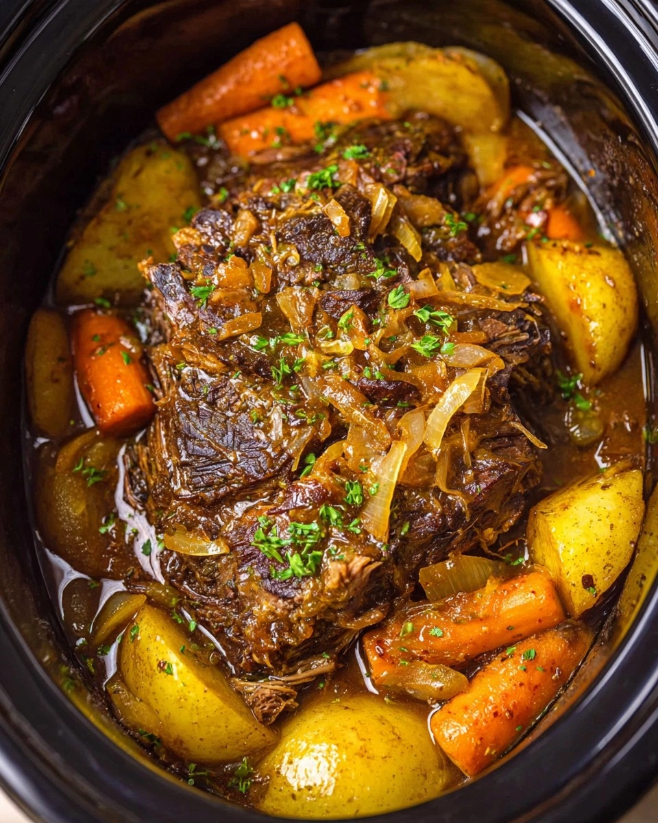 Crockpot French Onion Pot Roast