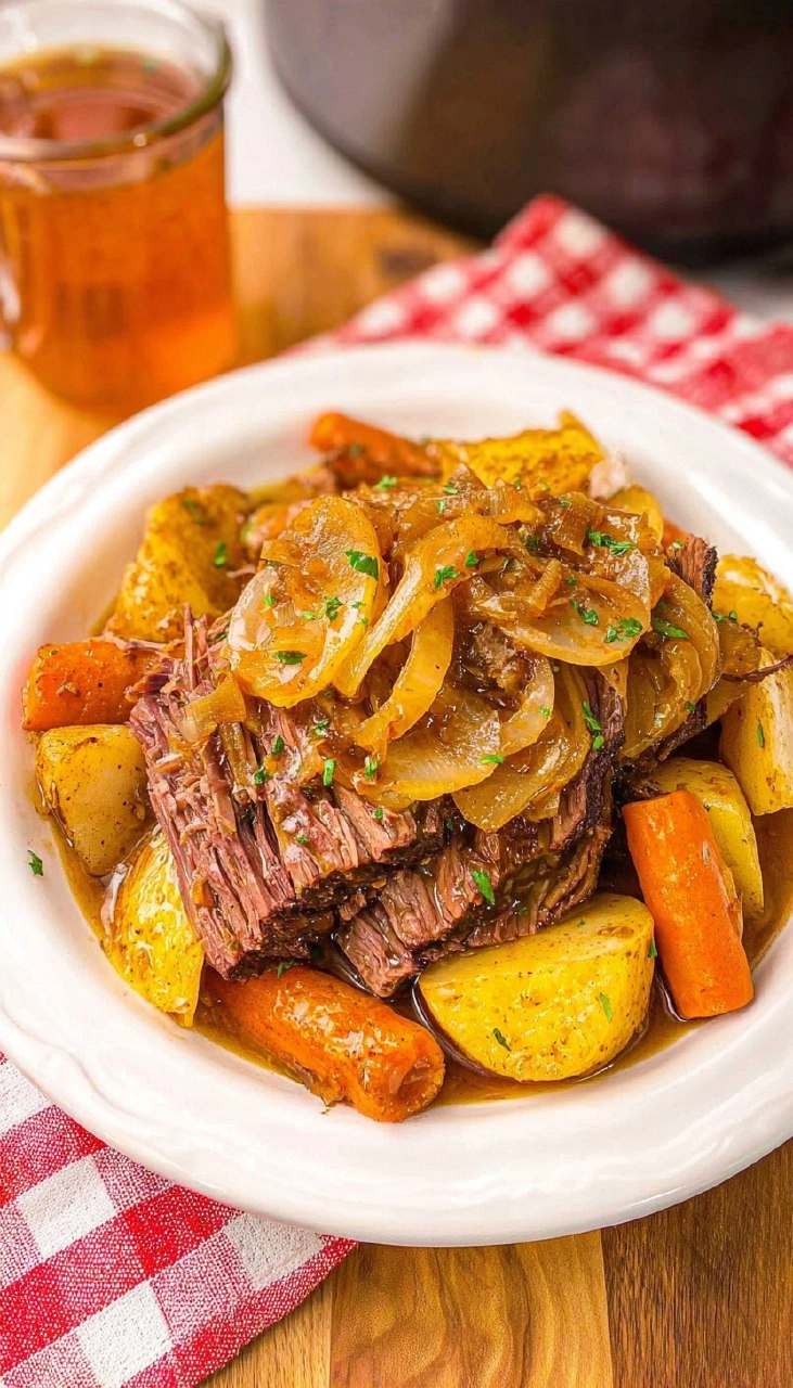 Crockpot French Onion Pot Roast