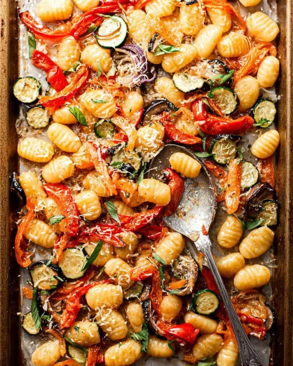 Easy Sheet Pan Gnocchi and Vegetables 8 Easy-Sheet-Pan-Gnocchi-and-Vegetables-Recipe