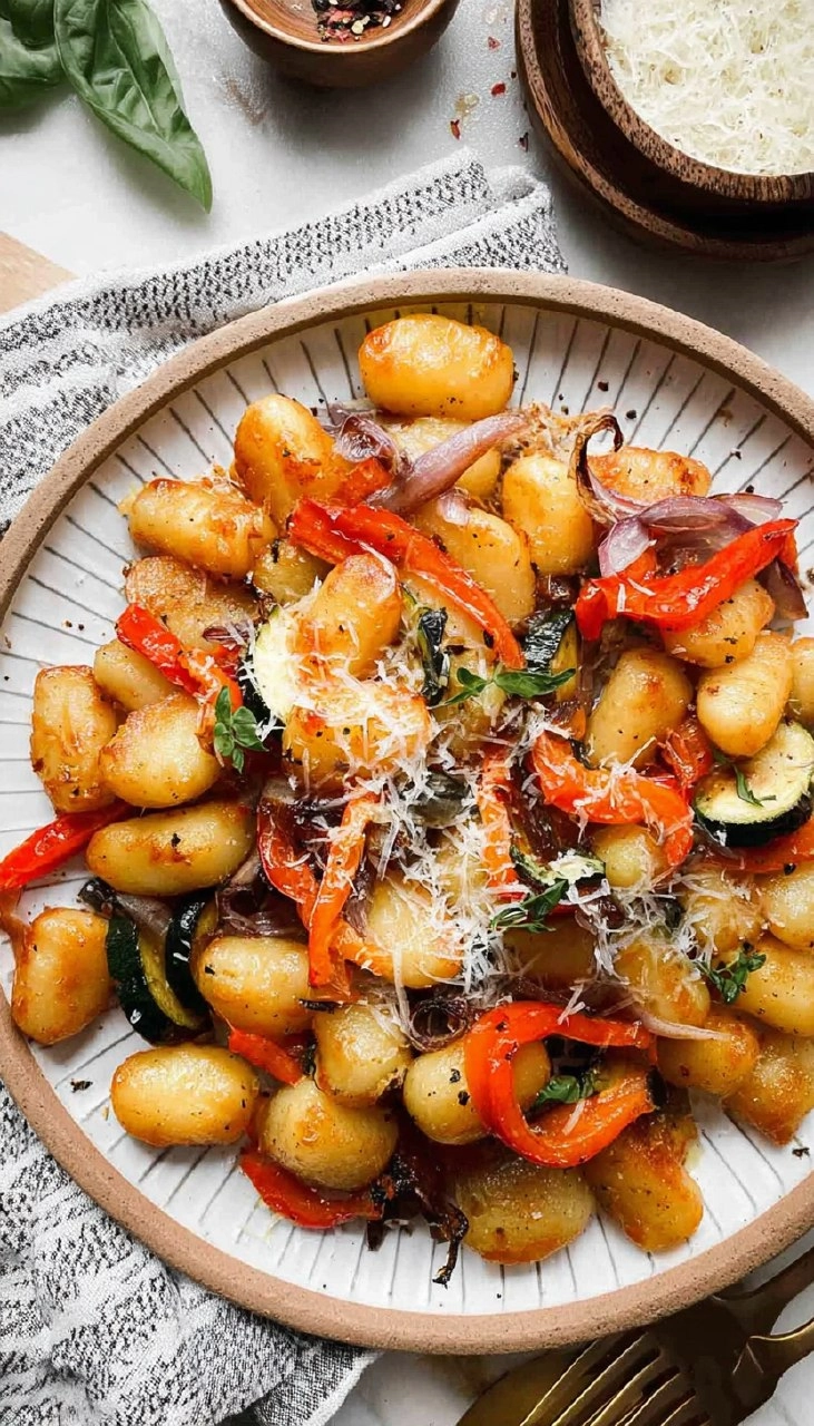 Easy Sheet Pan Gnocchi and Vegetables