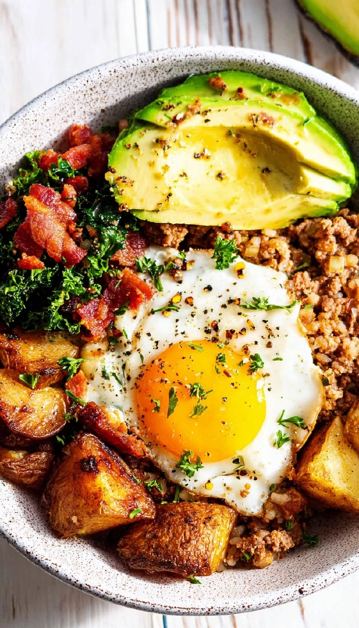 Savory Breakfast Bowl (High Protein, Easy & Paleo)