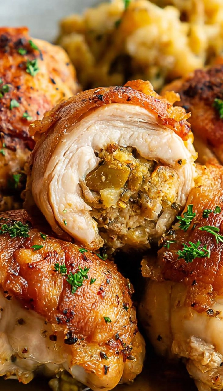 Stuffed Chicken Thighs