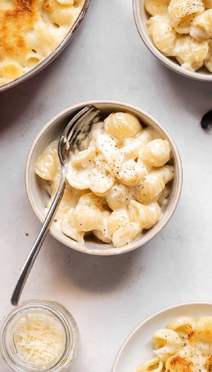 The Creamiest White Cheddar Mac and Cheese